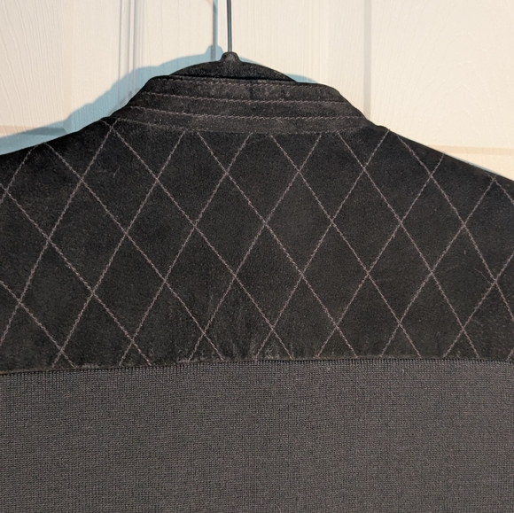 Vintage Peter Nygard Women's Jacket Suede Leather And Knit Zip Up Size M Petites - Picture 5 of 16